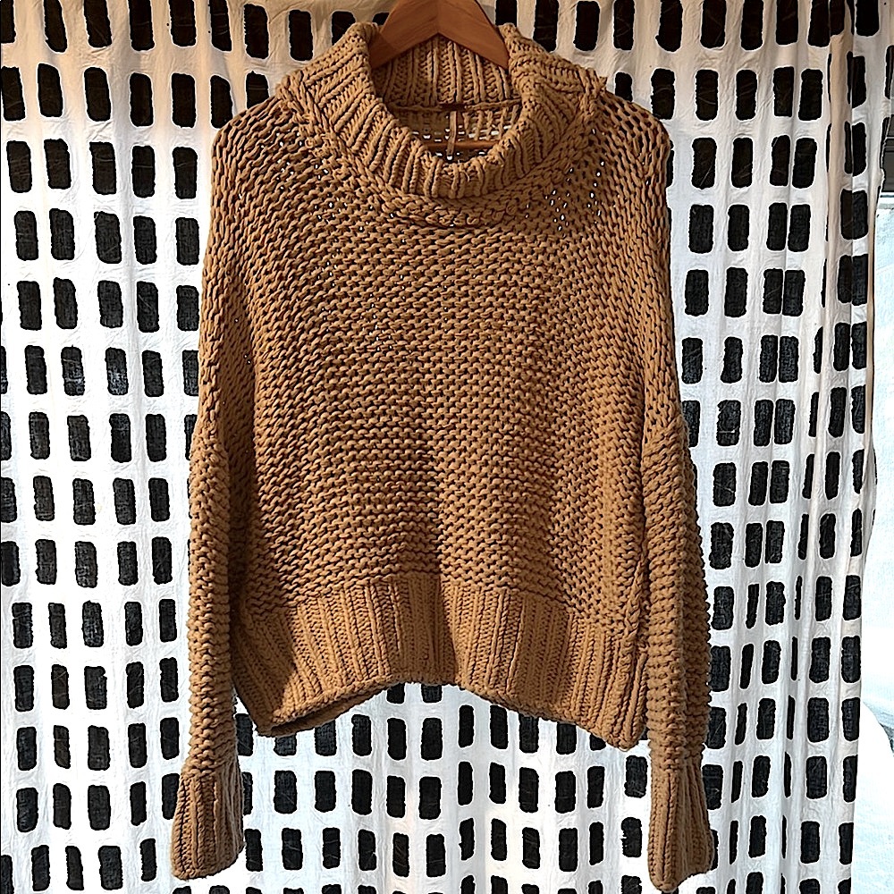 Free People My Only Sunshine Sweater in Cream